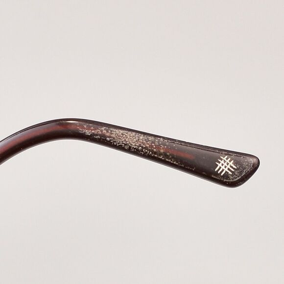 FRAMES ONLY PRODESIGN DENMARK 4728-1 C4942 BROWN CLEAR AUTHENTIC EYEGLASSES - Picture 7 of 10